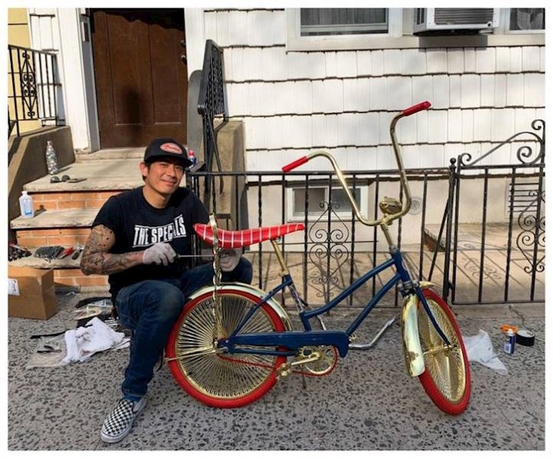 10. Kupio je stari bicikl i uredio ga za svoju curu