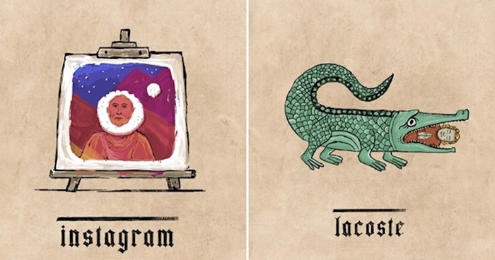 Ovaj Instagram profil pokazuje kako bi logotipi poznatih brendova izgledali u srednjem vijeku