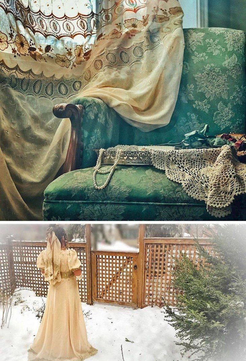 4. Vjenčanica kao iz bajke, napravljena kod kuće