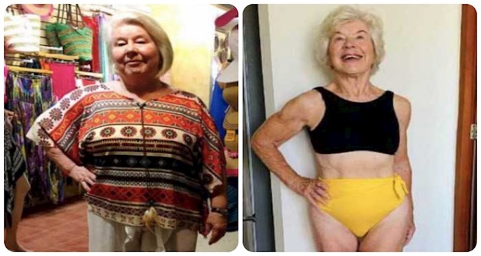 Nevjerojatno: Ova žena ima preko 70 godina, izgubila je 30 kila i svakodnevno diže utege