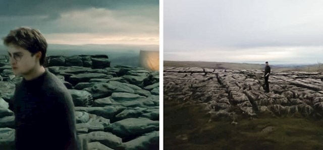 1. “Posjetio sam Malham Cove, jednu od lokacija na kojima se snimao film Harry Potter i Darovi smrti.”
