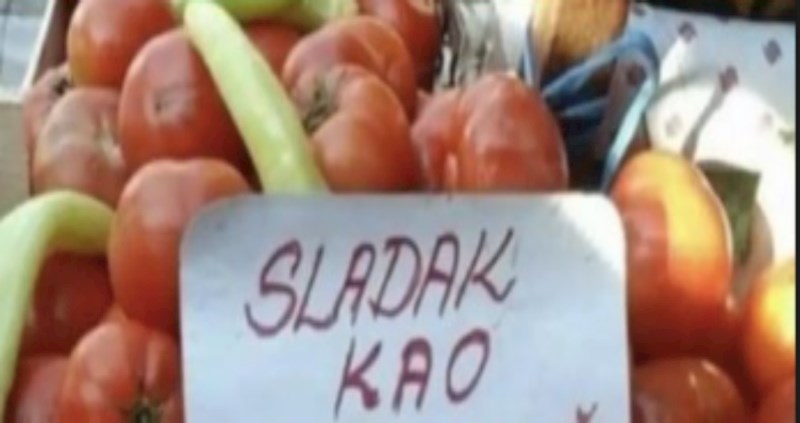 Natpis koji opisuje rajčice na jednoj tržnici nasmijao je mnoge, odmah ćete vidjeti zašto