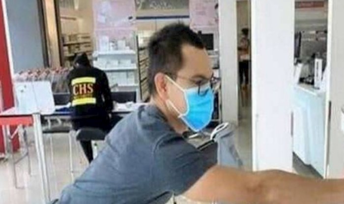Paranoični čovjek malo je predoslovno shvatio pravila ponašanja u doba korone