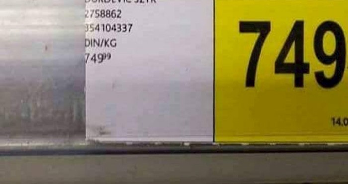 Netko je u dućanu snimio urnebesan natpis i morao ga svima pokazati, ovo je hit