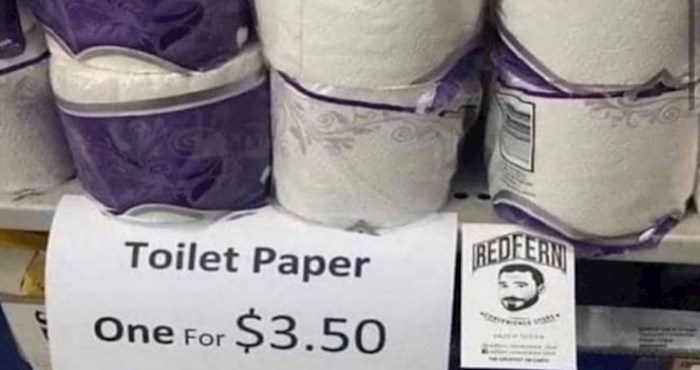 Vlasnici ovog dućana odlučili su ograničiti prodaju toaletnog papira, pogledajte kako