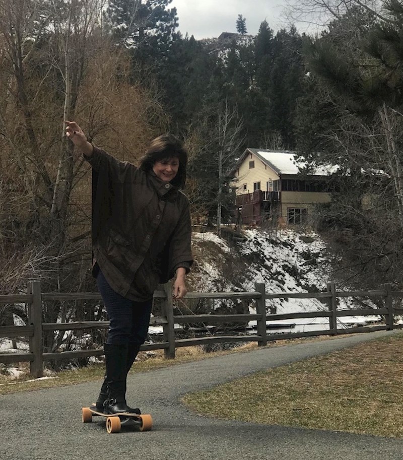 "Moja mama skejterica."