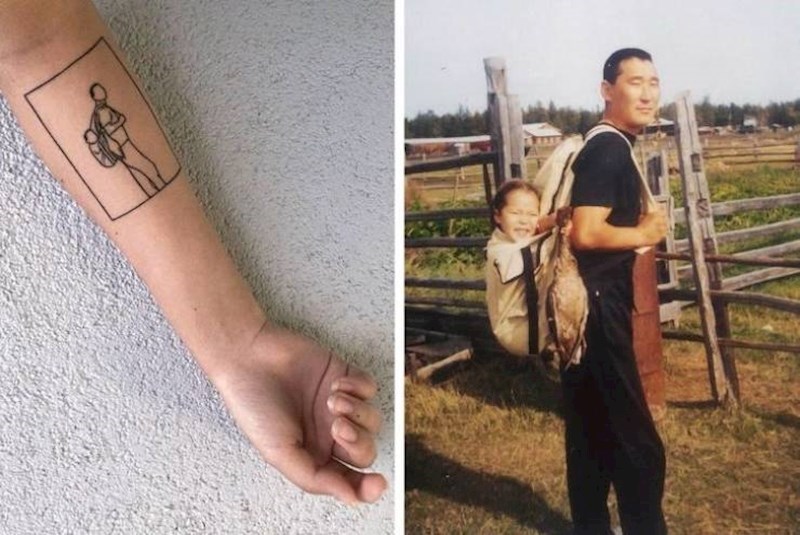 4. "Napravila sam tetovažu kao uspomenu na mojeg tatu."