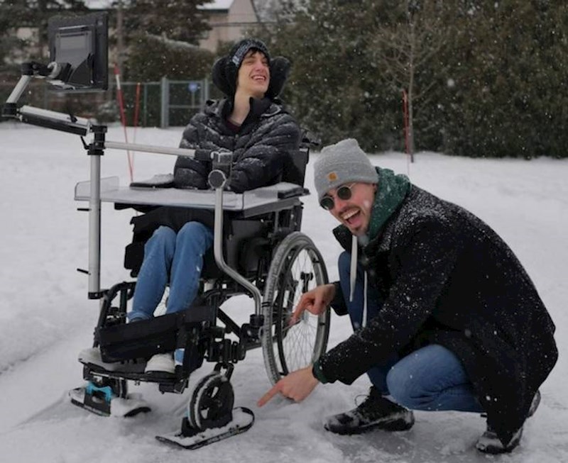 16. I on će probati skijanje!🤗