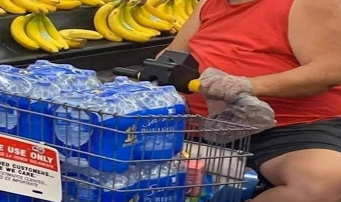Ovaj lik se pokušao zaštititi od korone na jako glup način