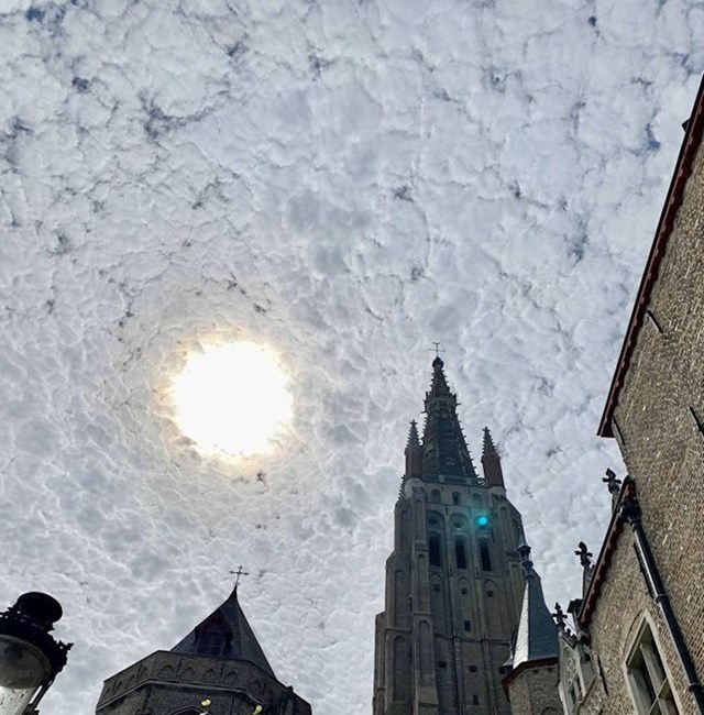 7. "Jako zanimljivo nebo koje sam fotkao tijekom posjeta Belgiji."