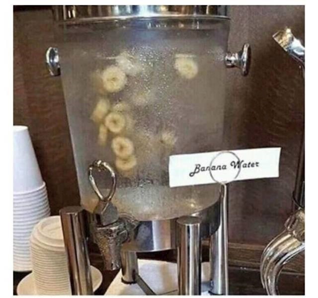 5. Voda s bananom??!😳