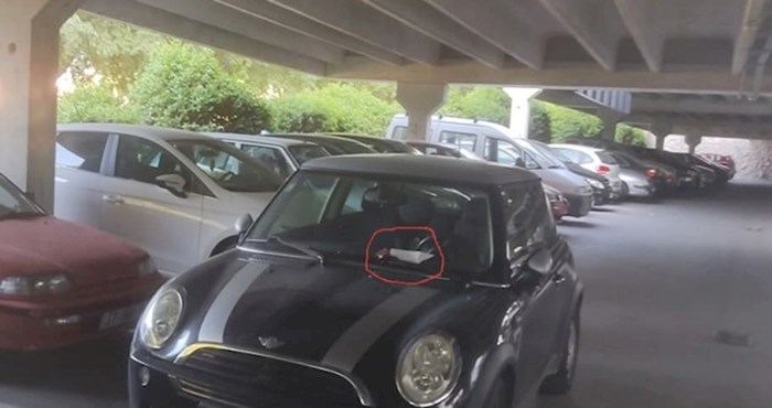 Netko je bahatom vozaču koji je zagradio druge na parkingu ostavio urnebesnu poruku i poklon