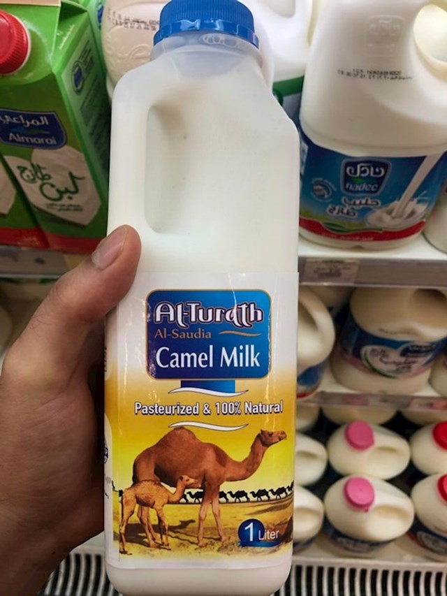 23. U Saudijskoj Arabiji možete kupiti devino mlijeko u supermarketu