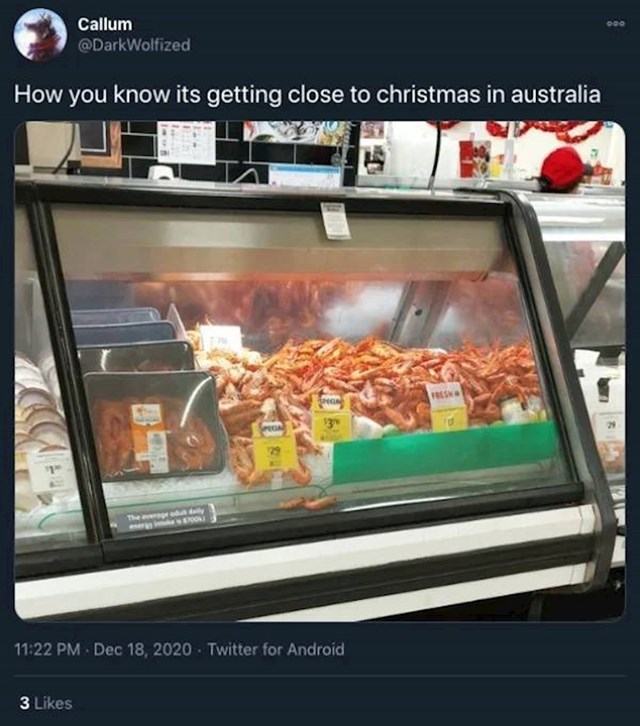 11. Kako znate da se bliži Božić u Australiji...
