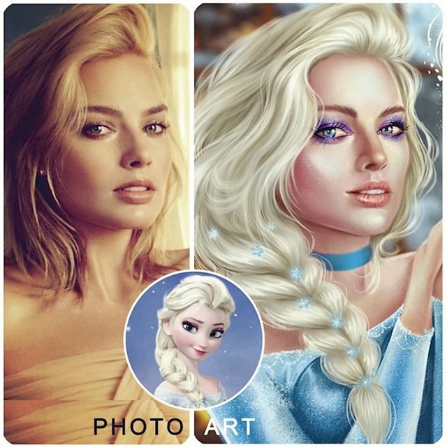 #14 Margot Robbie kao Elsa