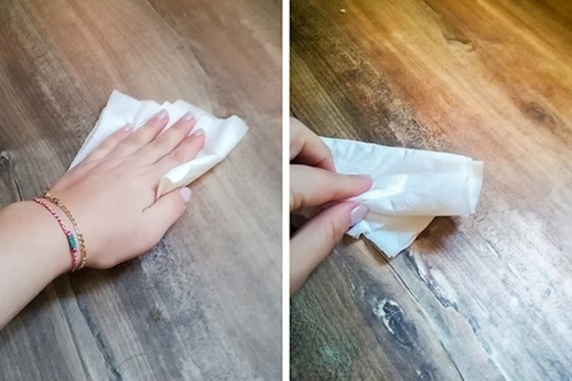 2. Pomiješajte limunovo ulje i ocat kako bi ispolirali drvene površine.