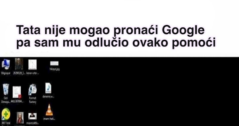Nije mogao pronaći Google na zaslonu računala, morate vidjeti kako je njegov sin riješio problem