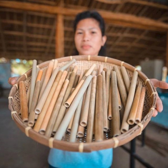 5. Slamke od bambusa