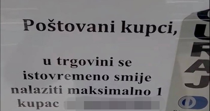 Cijeli internet se smije apsurdnim epidemiološkim mjerama koje provodi ova trgovina