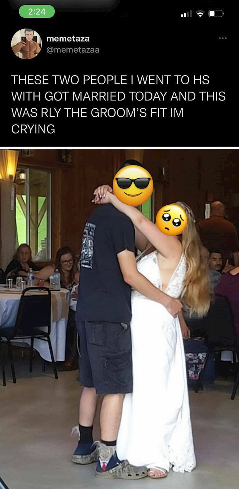 8. Mladoženja se baš potrudio...