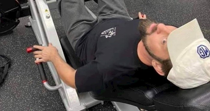 Tip je nasmijao sve u teretani svojim čudnim odjevnim predmetom