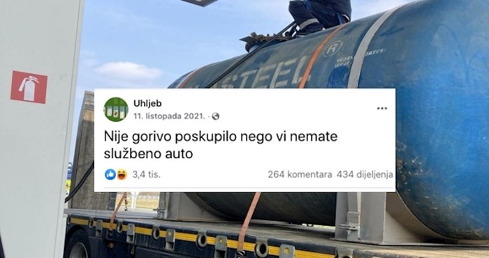 Ekipa na Fejsu masovno se šali na račun poskupljenja goriva, izabrali smo najbolje fore