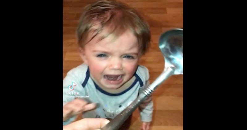 Htjela je smiriti uplakano dijete i dala mu šeflju, video je hit zbog onoga što se zatim dogodilo