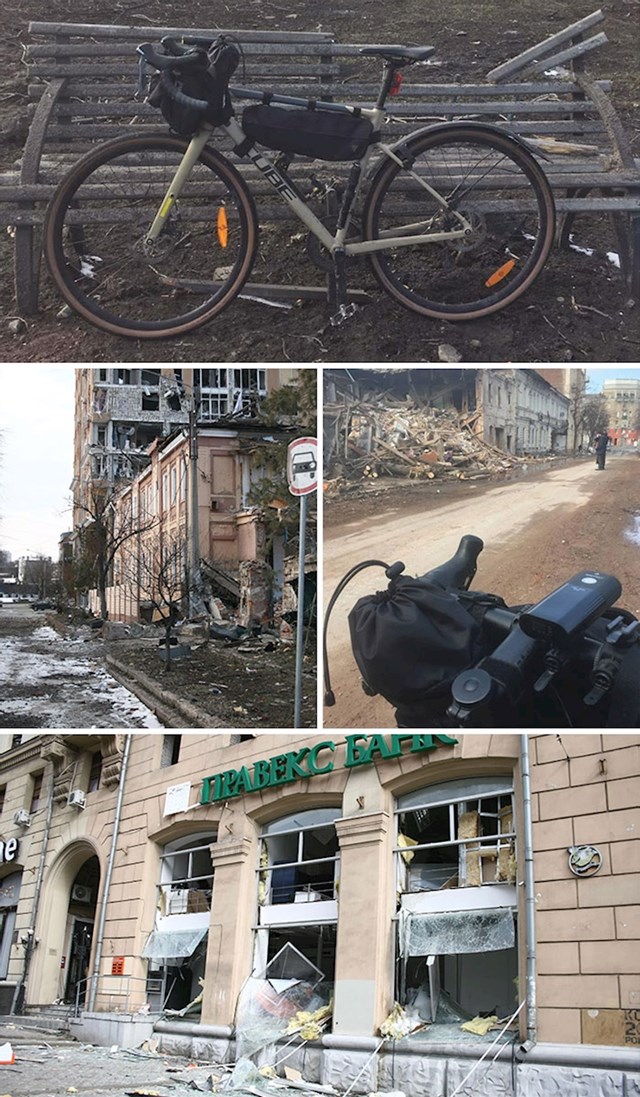 14. Nalazim se u Ukrajini i svojim biciklom dostavljam hranu i lijekove potrebitima