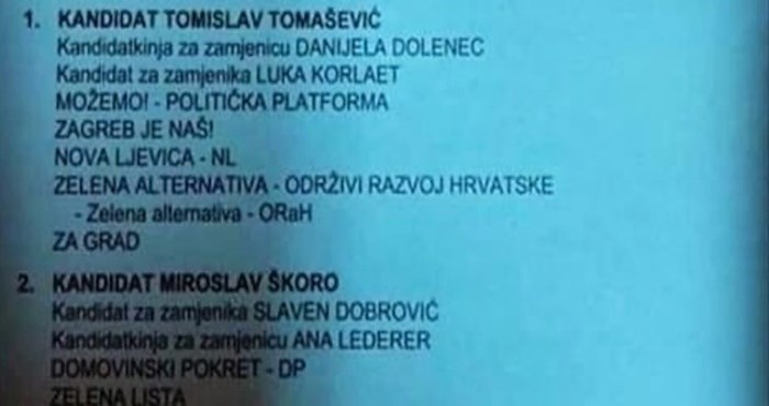 Netko iz Zagreba je na birački listić napisao Hajduk, a tip je totalno razvalio komentarom