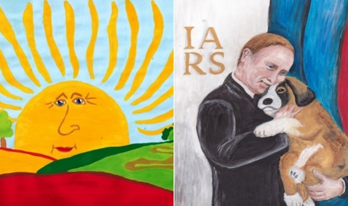 U ruskim školama postoji natjecanje u kojem se bira najbolji crtež Putina, ovo su najbolji primjeri