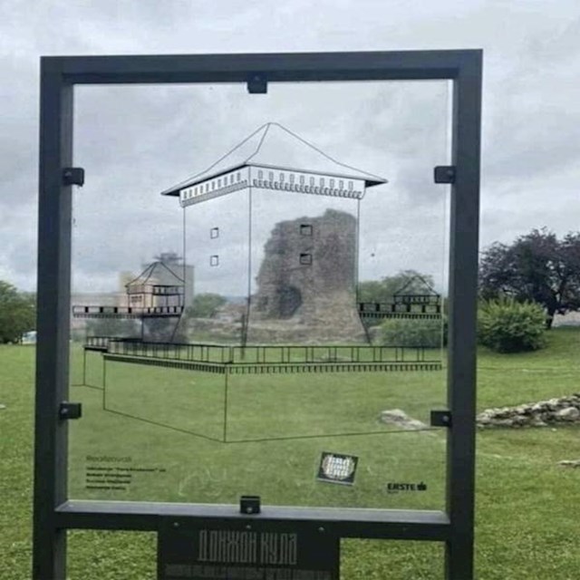 Vizualna rekonstrukcija dvorca Kruševac u Srbiji.