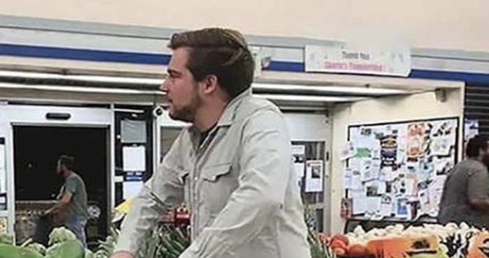 Lik je u dućanu obavio prečudan šoping i ostavio ostale kupce bez teksta