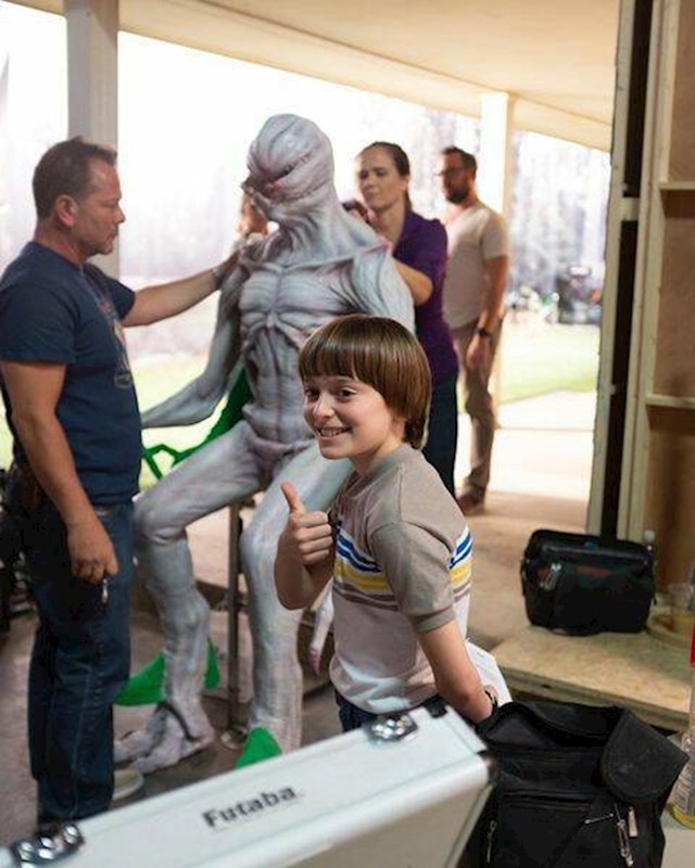 2. Noah Schnapp (Will) na snimanju serije Stranger Things