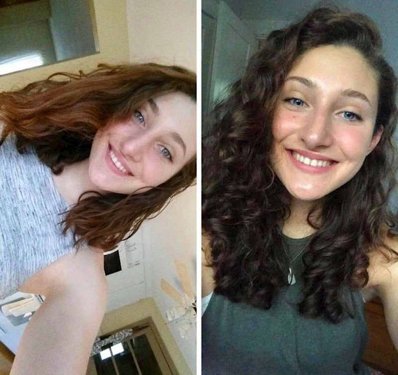 1. Odlučila sam više ne peglati kosu.