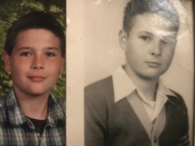 16. Moj djed i ja u istim godinama. Izgledamo kao blizanci!
