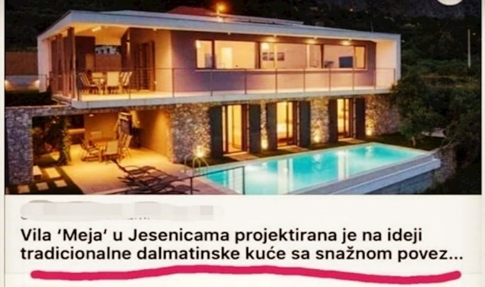 Luksuzna vila u Dalmaciji svima je upala u oči, a duhovitog Antu je podsjetila na pokojnu babu