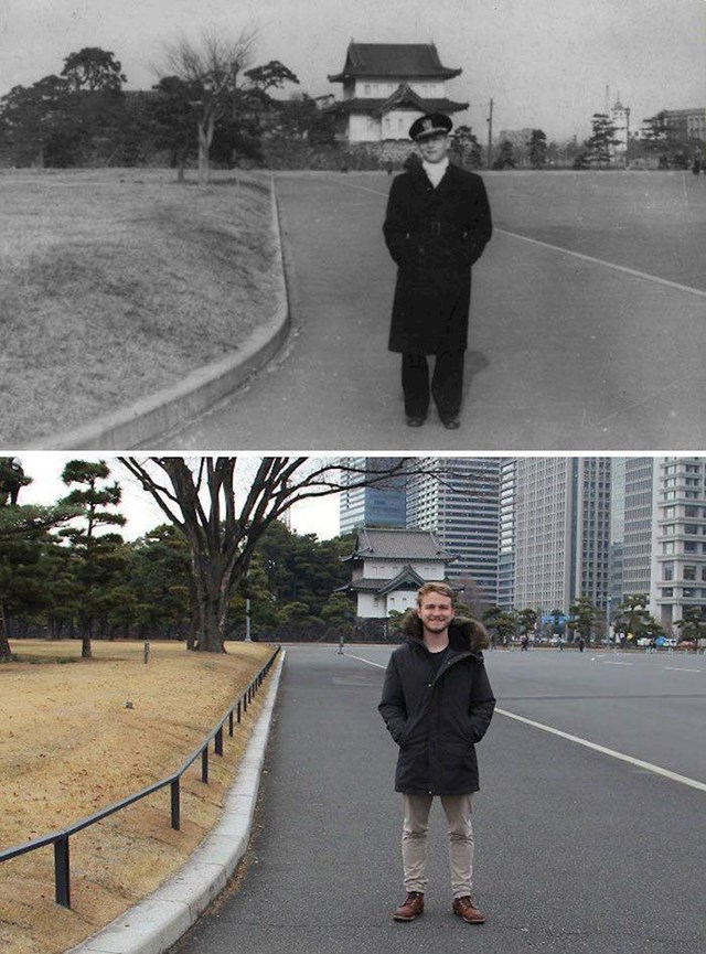 6. "Moj djed i ja u Tokiju, uz 73 godine razlike."