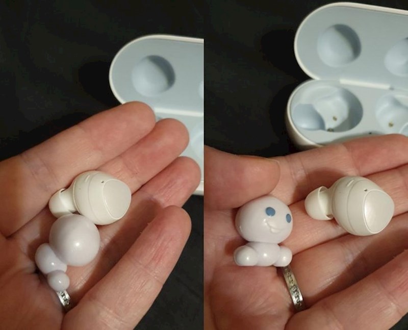 7. A pitala sam se zašto jedna od slušalica ne stane u kutijicu...