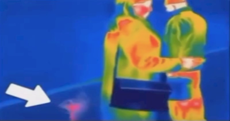 Hit snimka pokazuje kako pod termalnog kamerom izgleda kad ljudi puste vjetar, prezabavna je