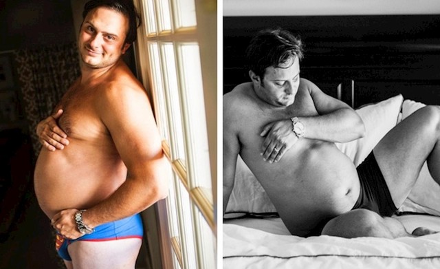 9. "Moja se žena sramila, pa sam ja napravio trudnički fotosešn."