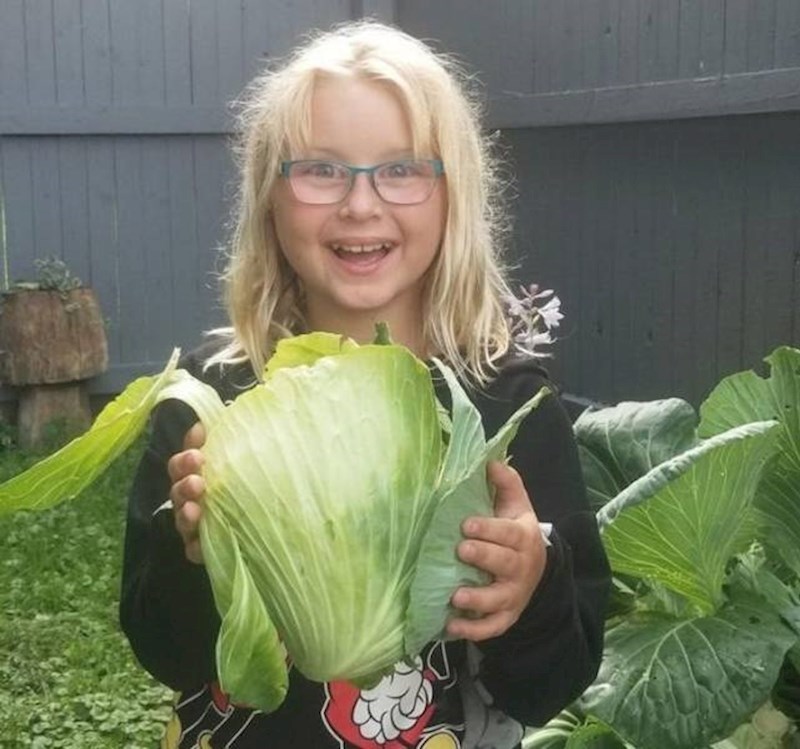 Prvi put da je nešto sama uzgojila.