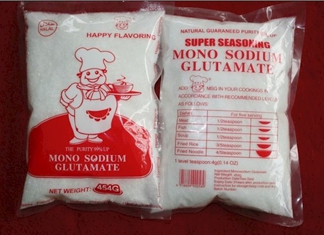 22. Mononatrijev glutamat za poboljšanje okusa koristi se kao začin.