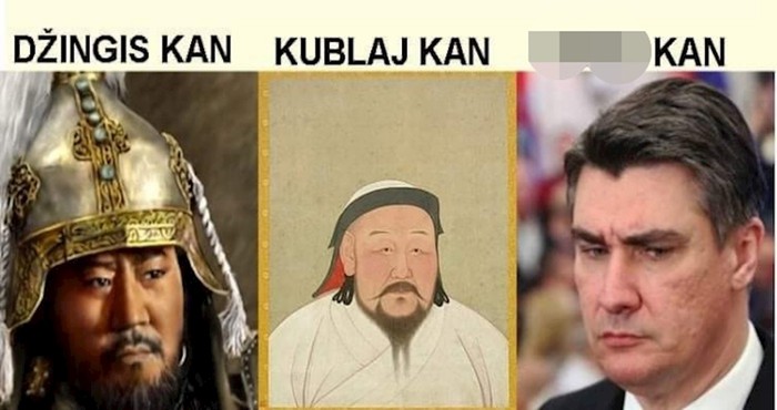 Fora koja je nasmijala tisuće, morate vidjeti kako bi se zvao Milanović da je mongolski vladar