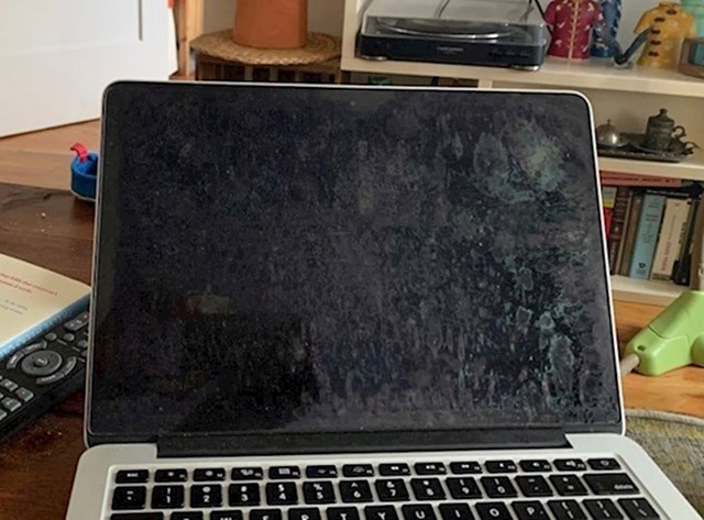 15. Brisati ekran laptopa tekućinom za pranje stakla nije bila najpametnija ideja.