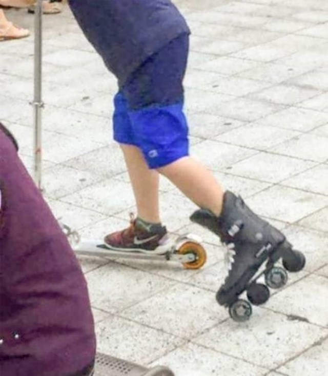 Ono kad izgubiš jednu rolu, pa usput smisliš novi sport.