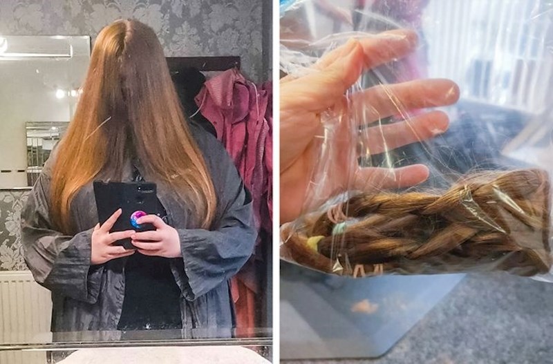 8. "Odlučila sam donirati svoju grivu!"