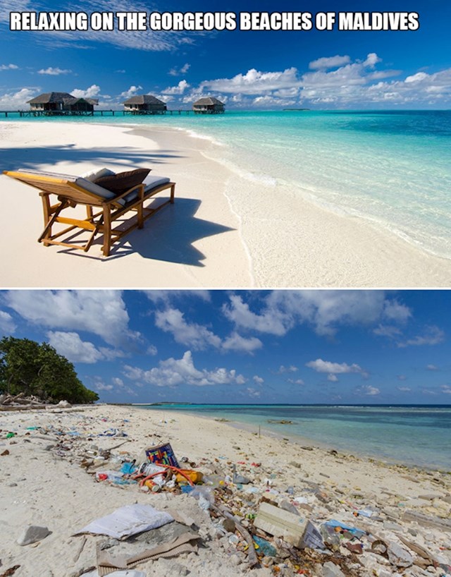 5. Plaža na Maldivima