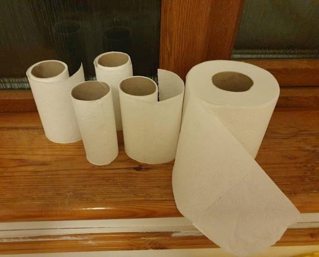 6. "Evo kako moja obitelj koristi wc papir"