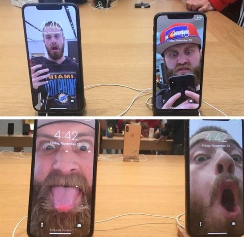 12. Promijenili su pozadinu na svakom mobitelu u dućanu