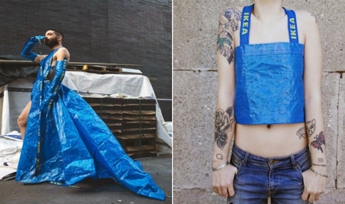 Ljudi su počeli dizajnirati odjeću od poznatih plavih vreća iz Ikee, evo najboljih primjera